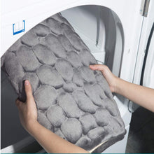 Load image into Gallery viewer, Cobblestone Embossed Bathroom Mat